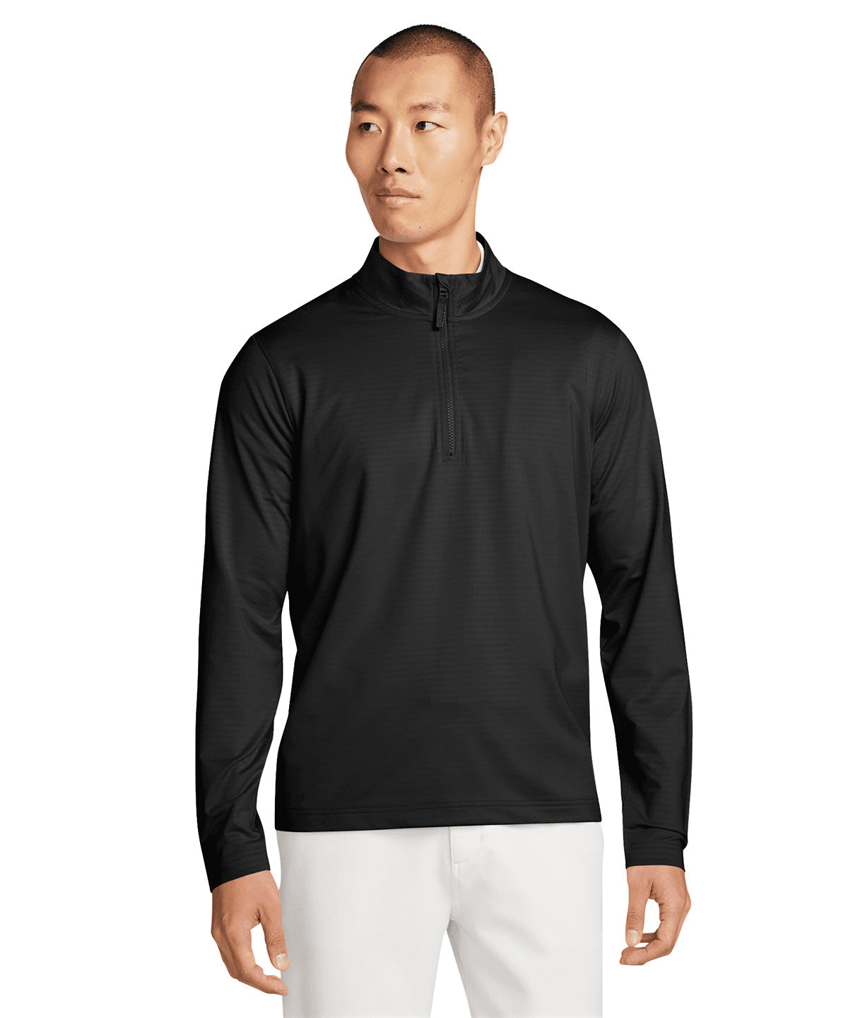 Nike Dri-FIT Victory half-zip top | black/white