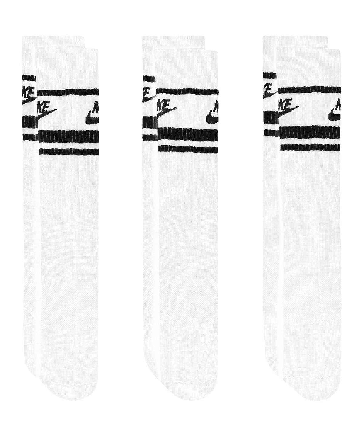 Nike Dri-FIT Sportswear everyday essential socks (3 pairs) | white/black/black