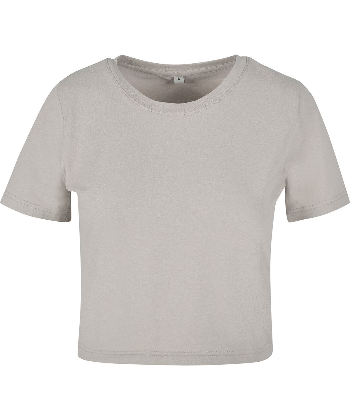 Womens cropped tee | light asphalt