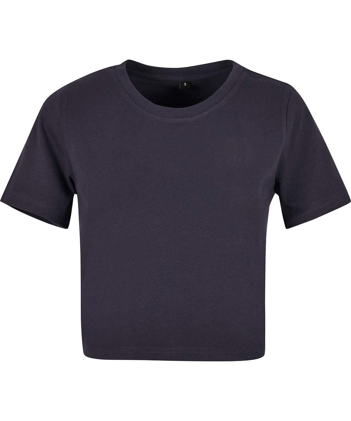 Womens cropped tee | navy