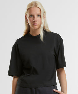 Womens oversized tee | black