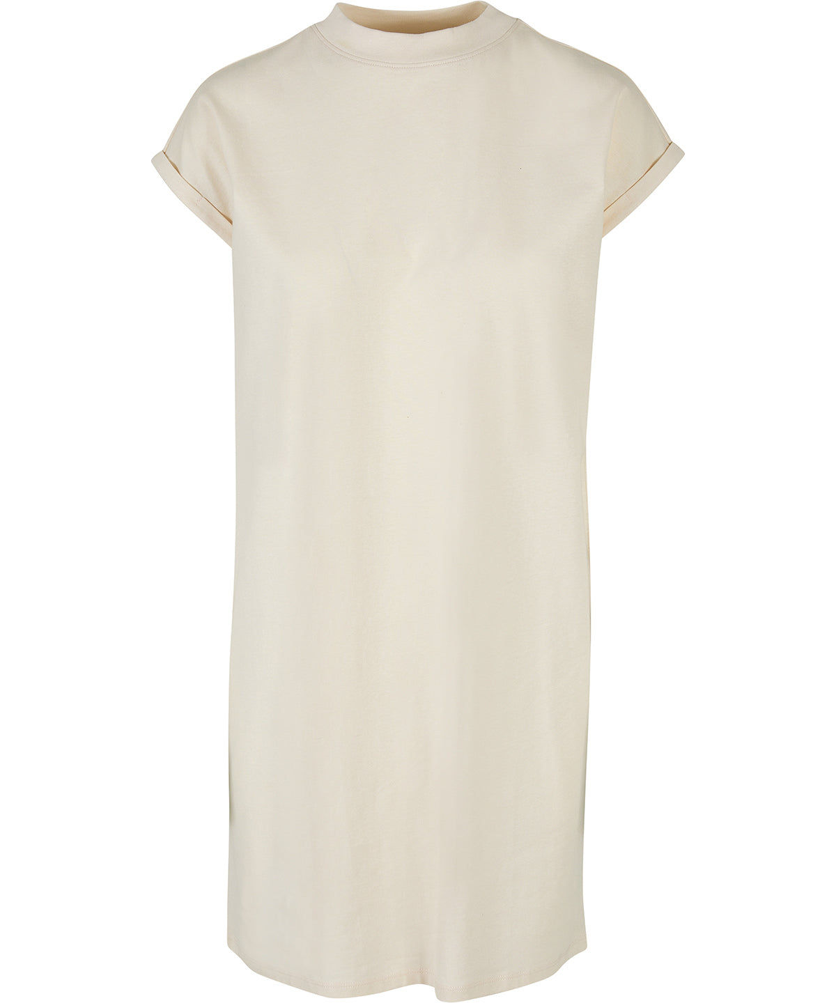 Womens extended shoulder dress | sand