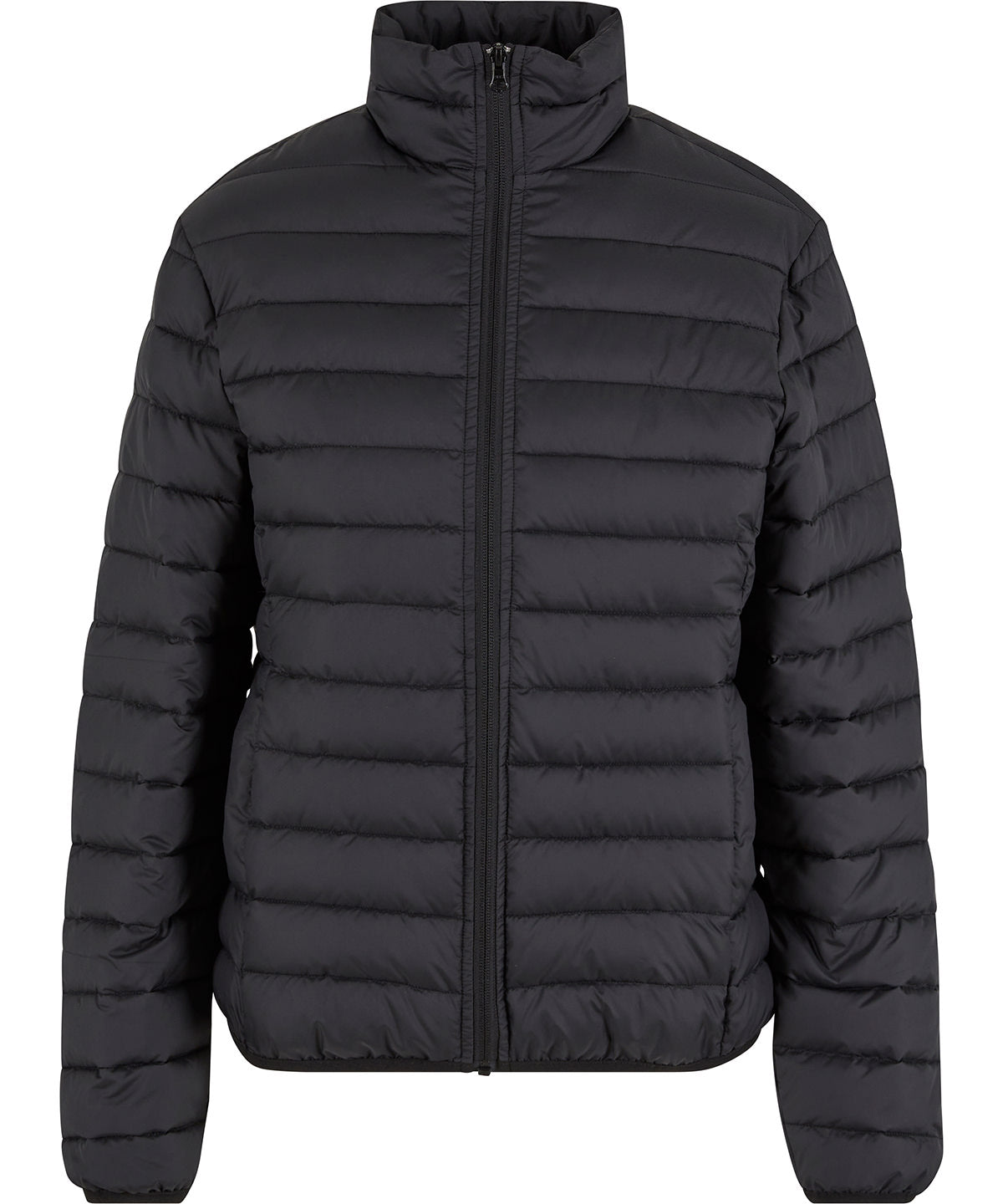Womens light puffer jacket | black