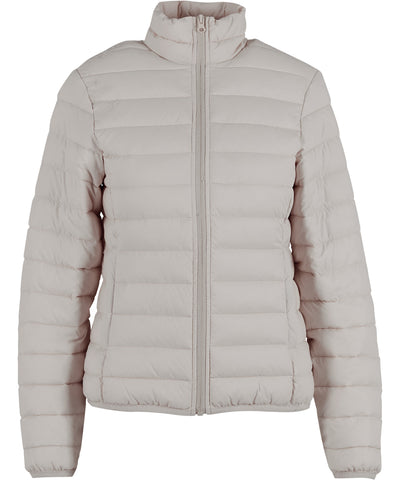 Womens light puffer jacket | light asphalt