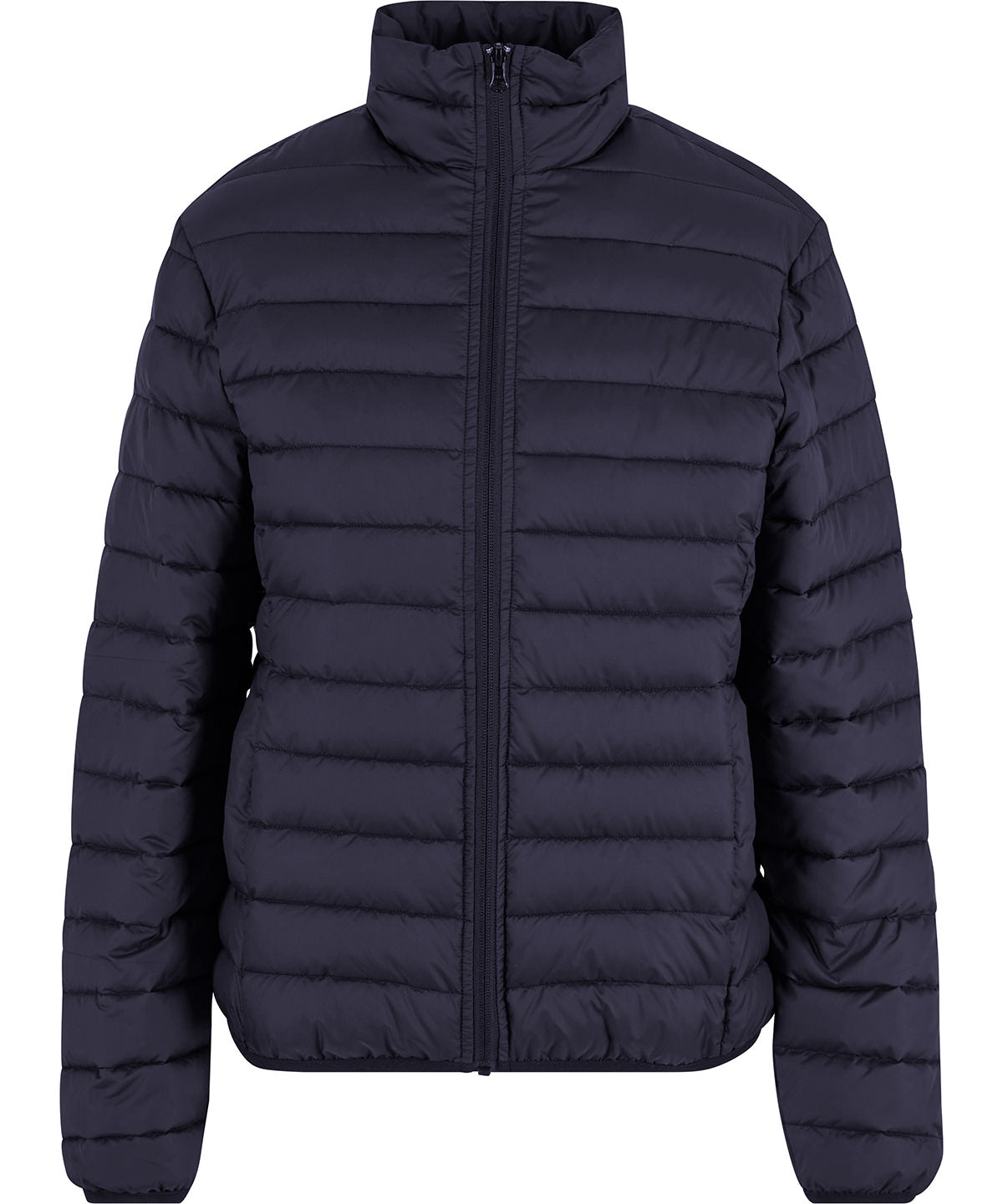 Womens light puffer jacket | navy