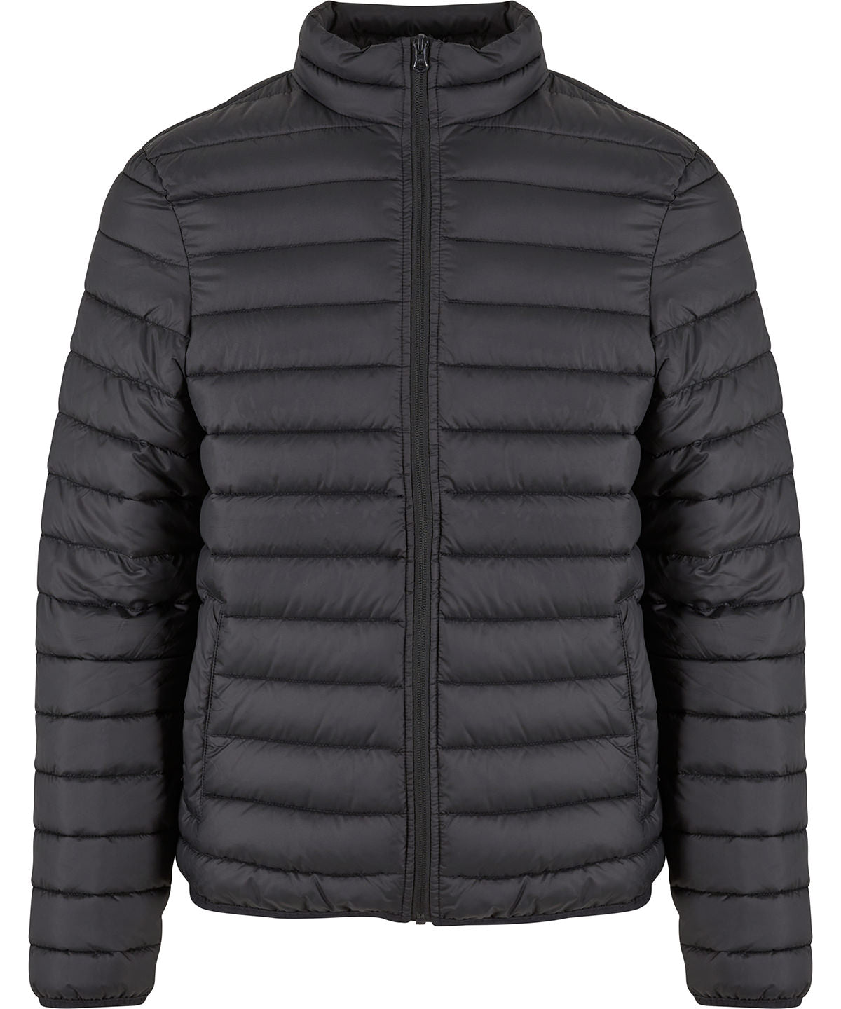 Light puffer jacket | black
