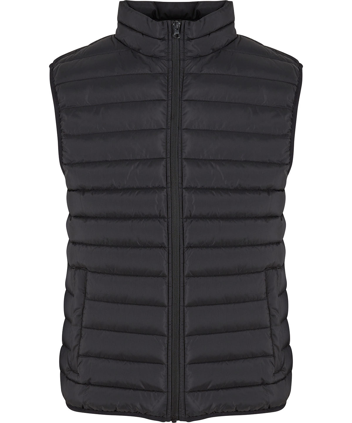 Womens light puffer vest | black