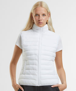 Womens light puffer vest | black