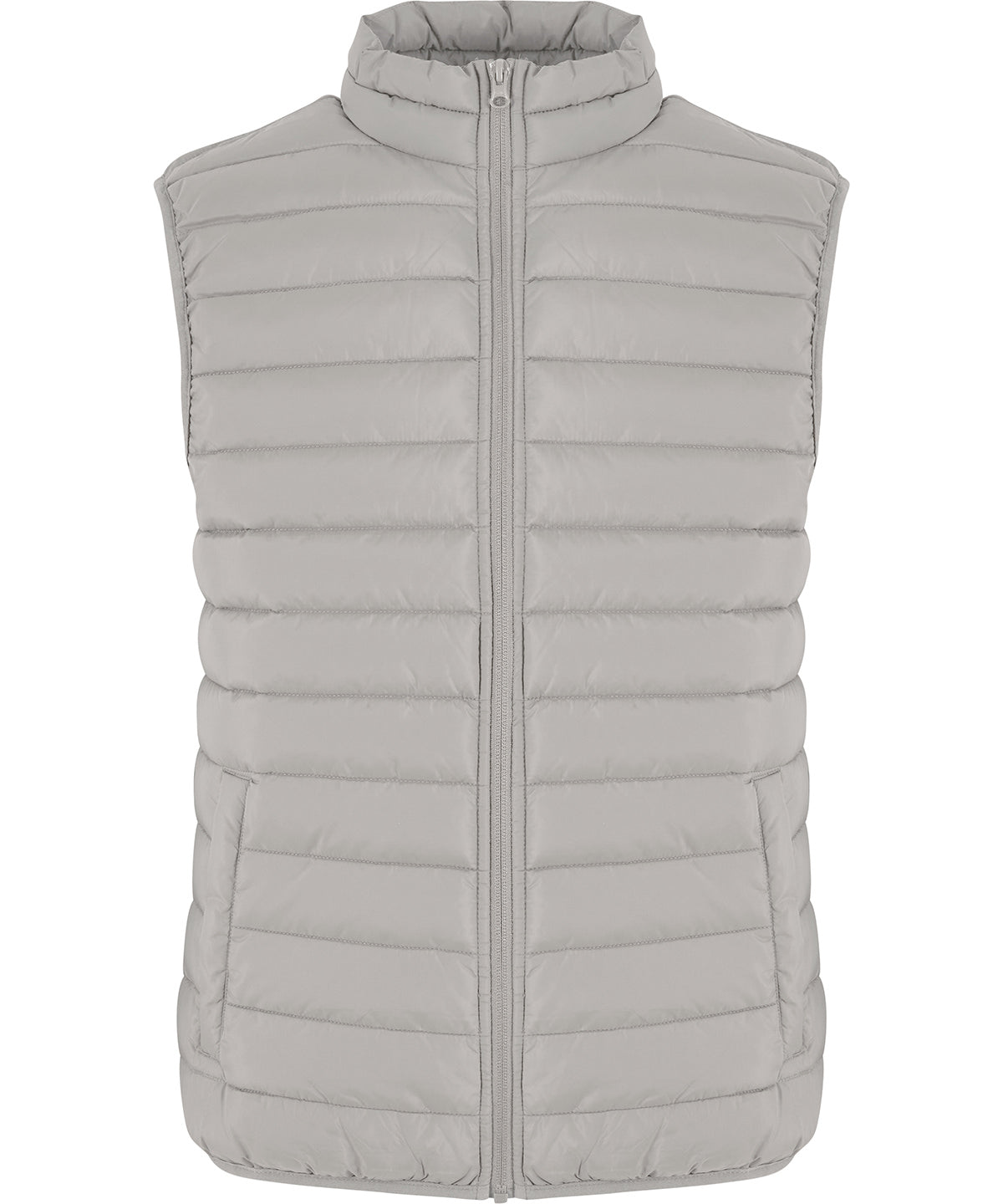 Womens light puffer vest | light asphalt