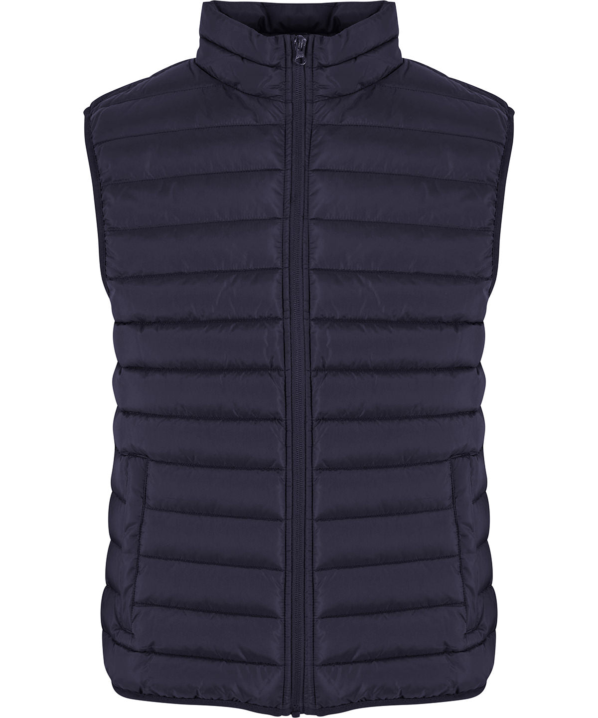 Womens light puffer vest | navy