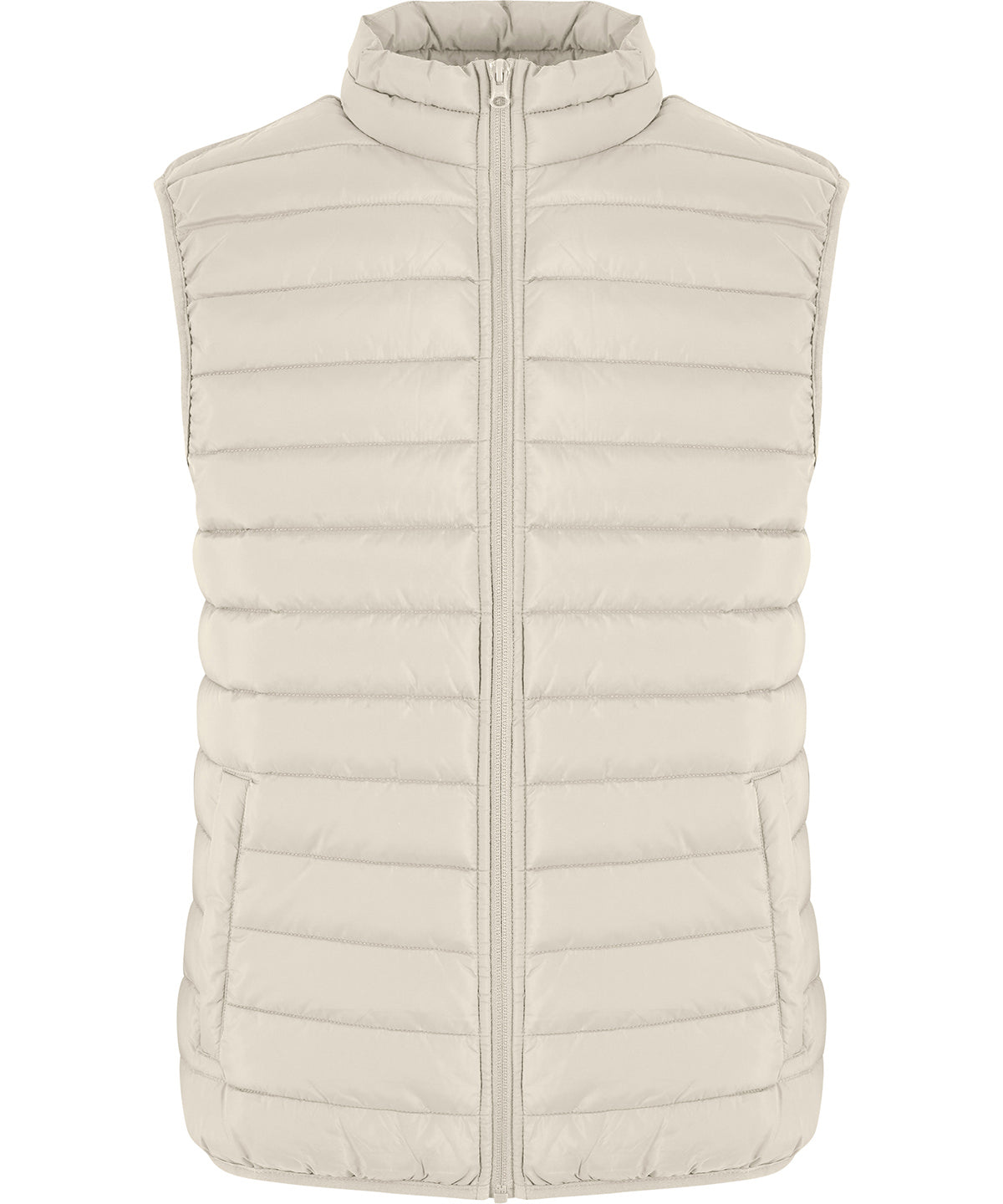 Womens light puffer vest | sand