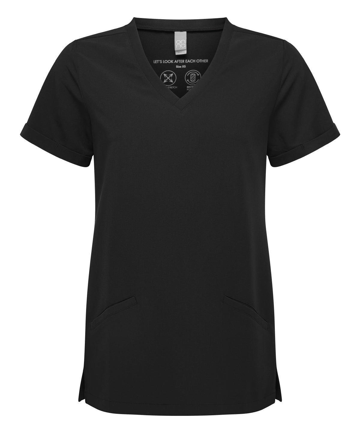 Womens Invincible Onna-stretch tunic | black