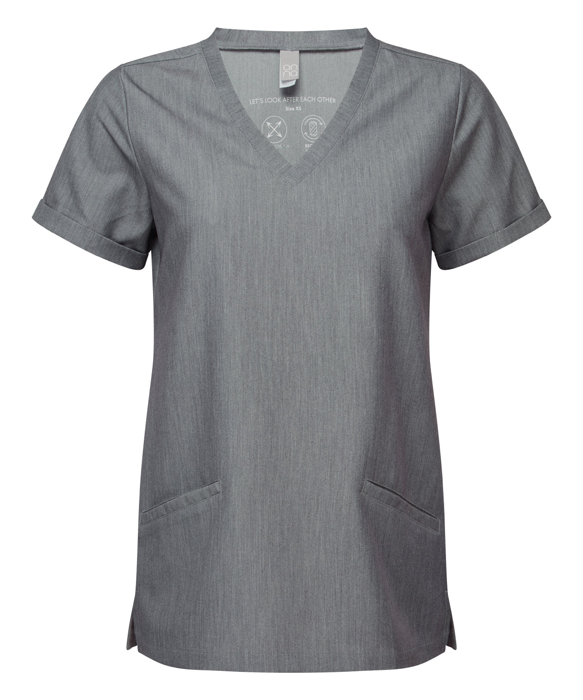 Womens Invincible Onna-stretch tunic | dynamo grey