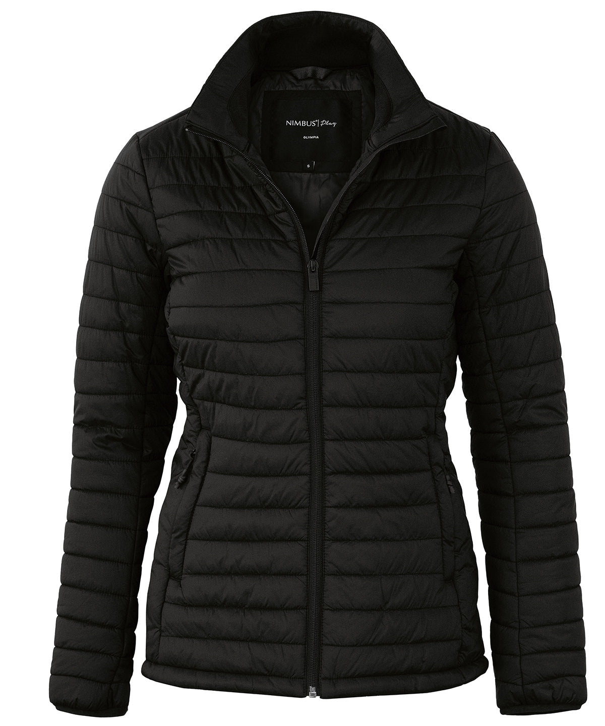 Womens Olympia  comfortable puffer jacket | black