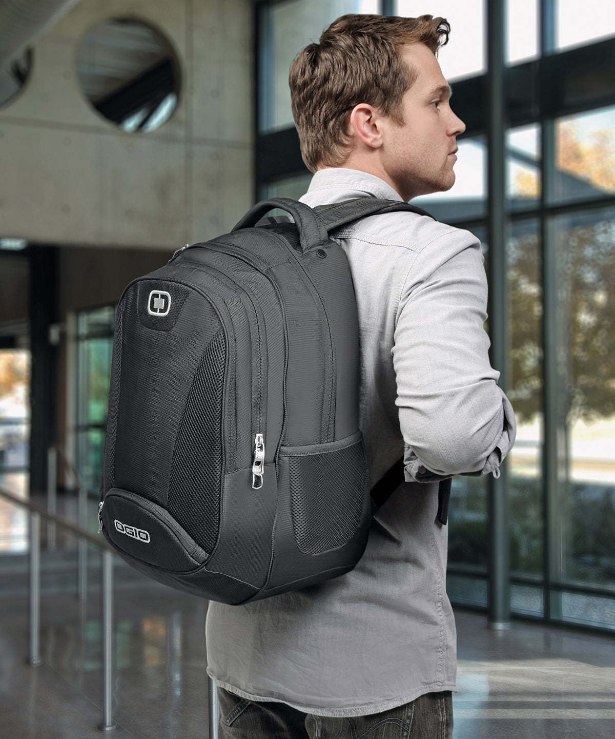 Bullion backpack | black/silver