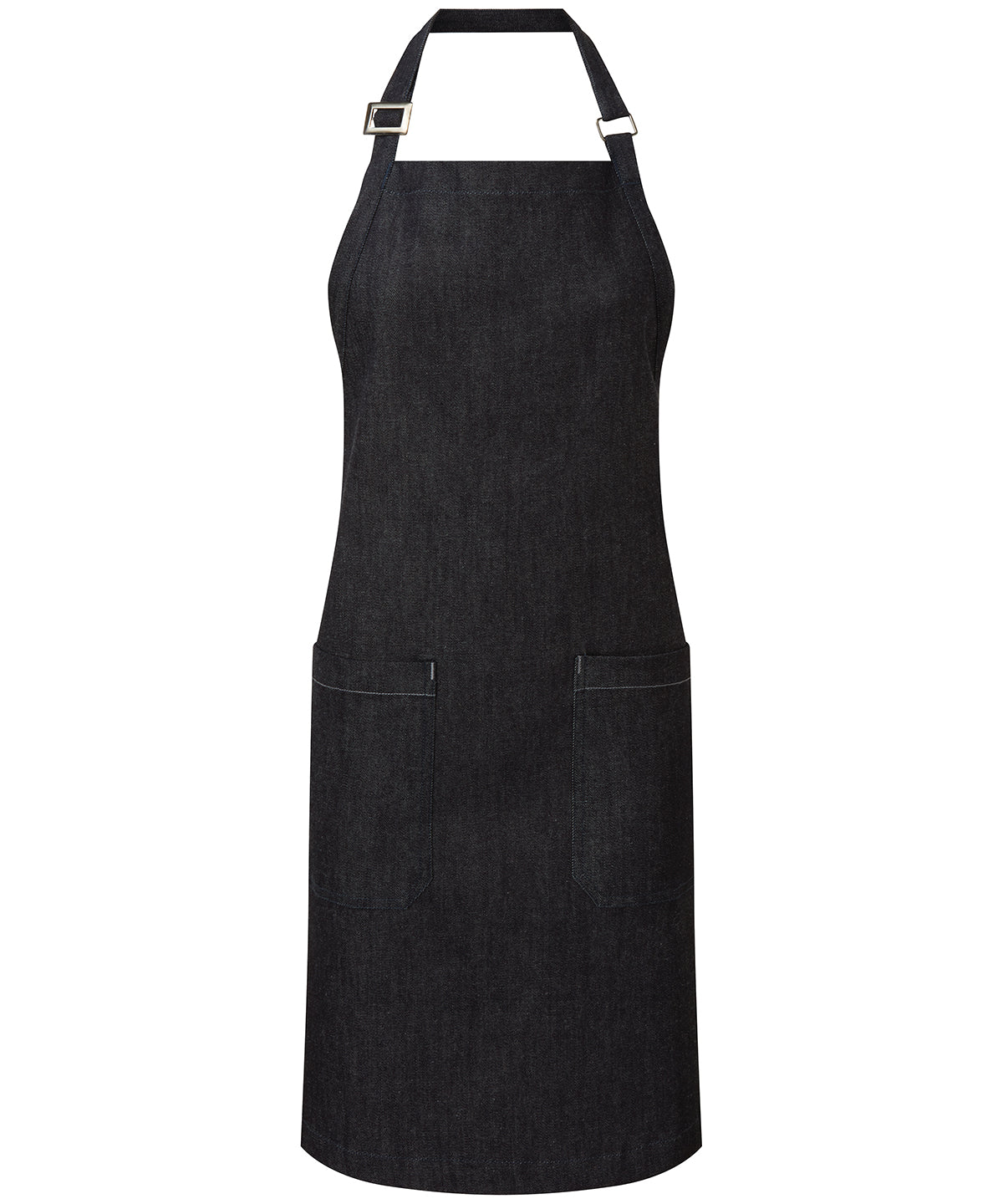 Cotton denim bib apron organic and Fairtrade certified | indigo denim
