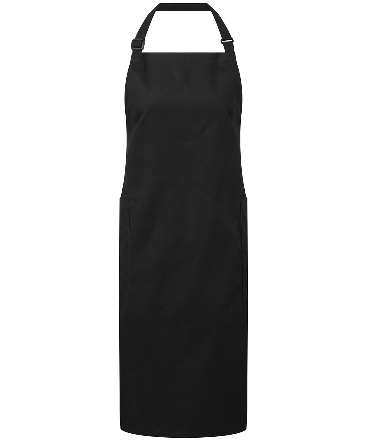 Recycled Polyester  Organic Cotton Apron | Black