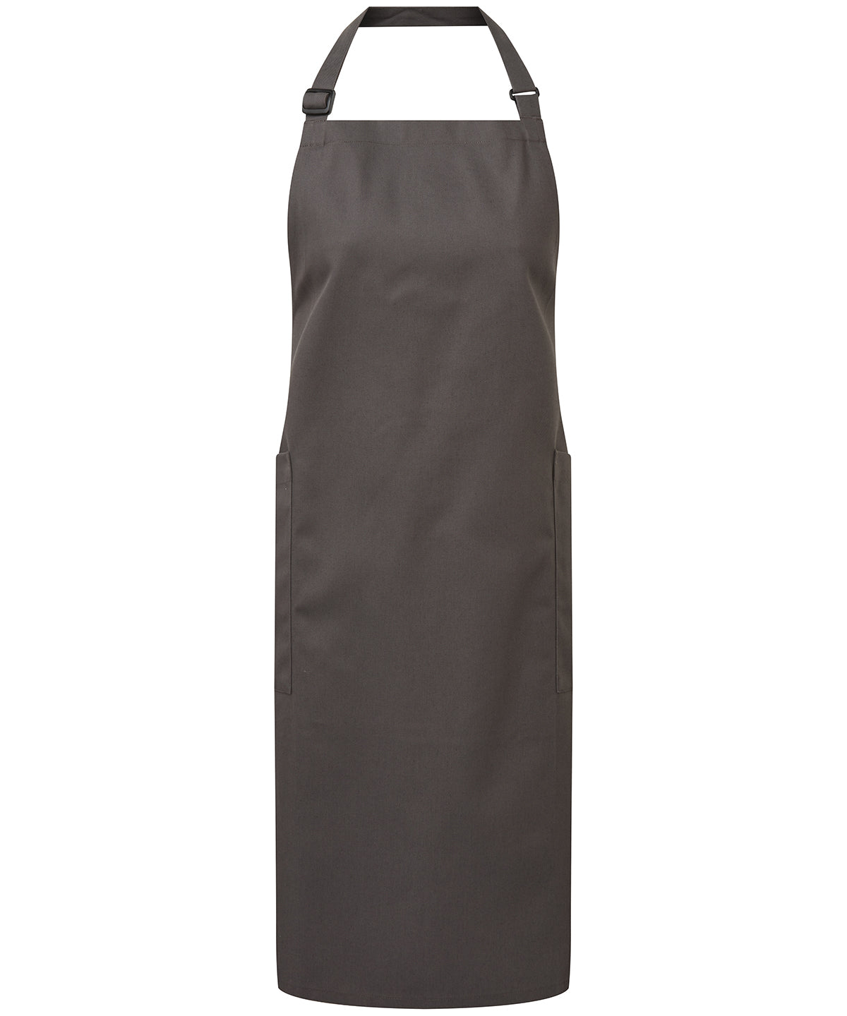 Recycled Polyester  Organic Cotton Apron | dark grey