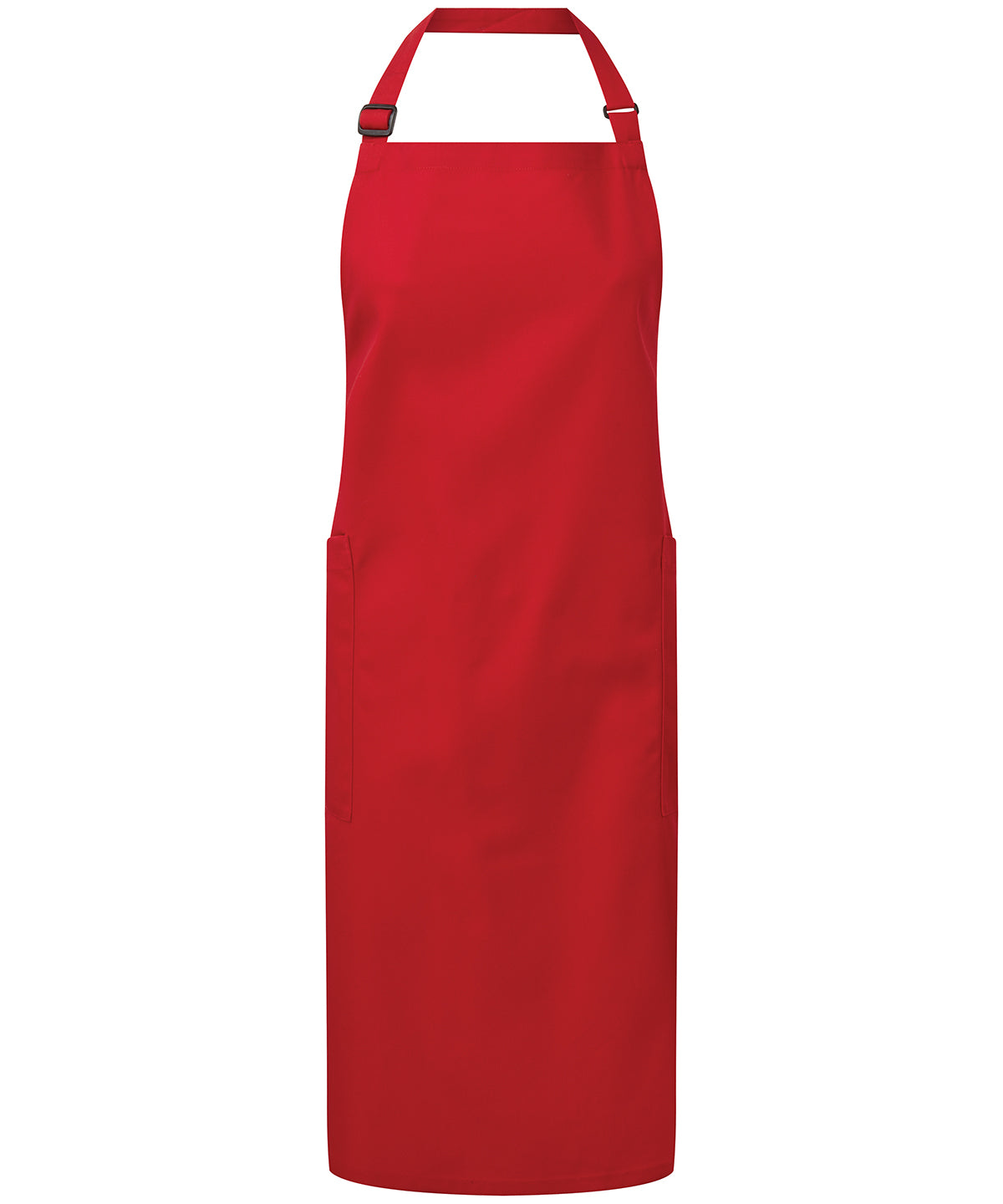 Recycled Polyester  Organic Cotton Apron | red