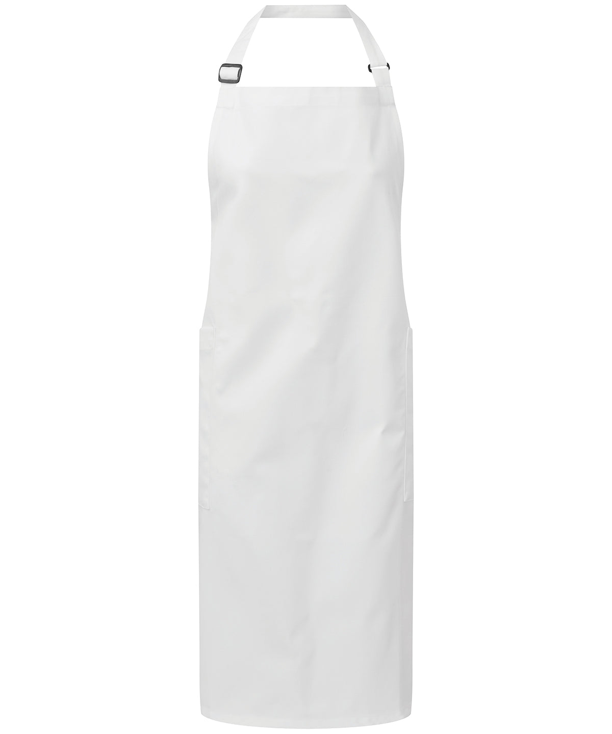 Recycled Polyester  Organic Cotton Apron | white