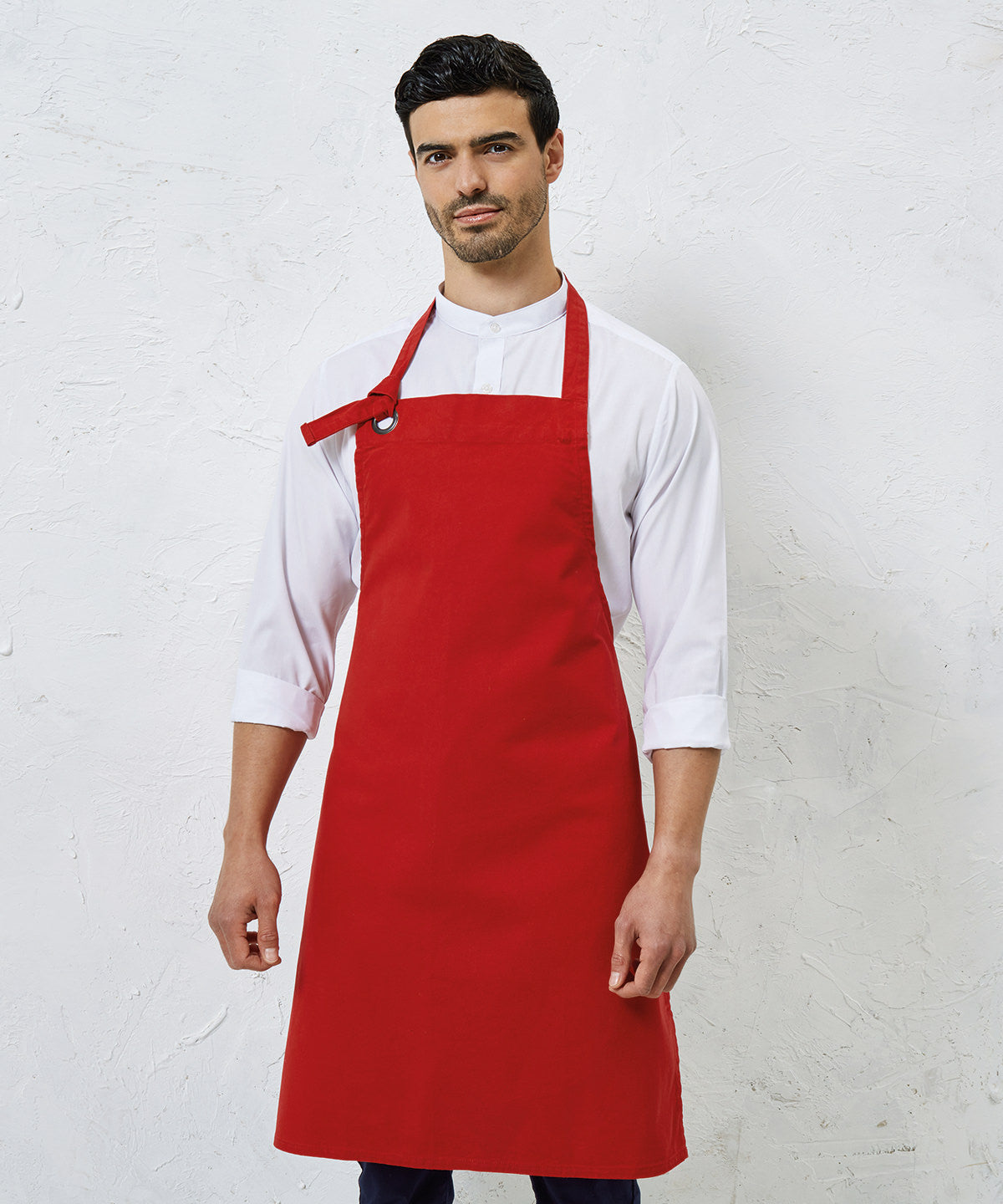 Calibre heavy cotton canvas bib apron | black