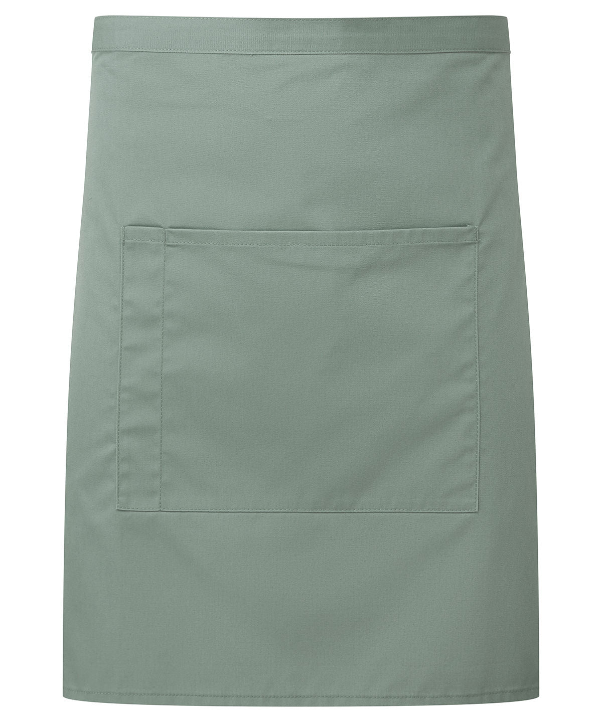 Colours collection mid-length pocket apron | sage