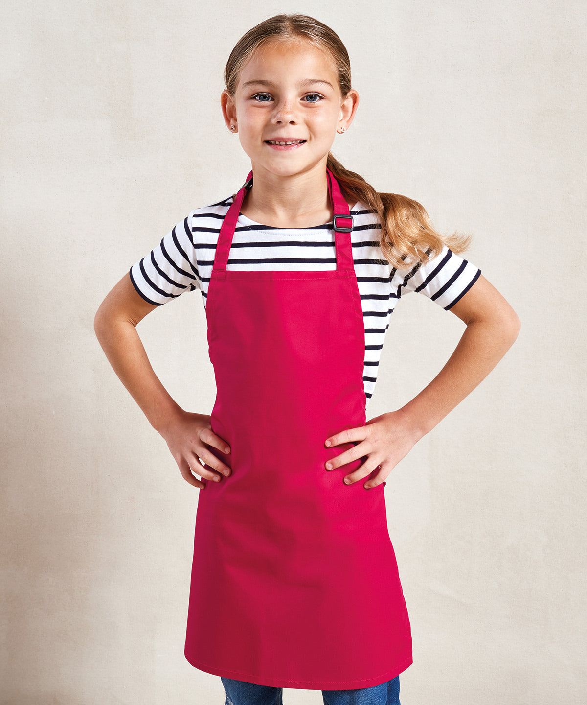 Kids bib apron | black