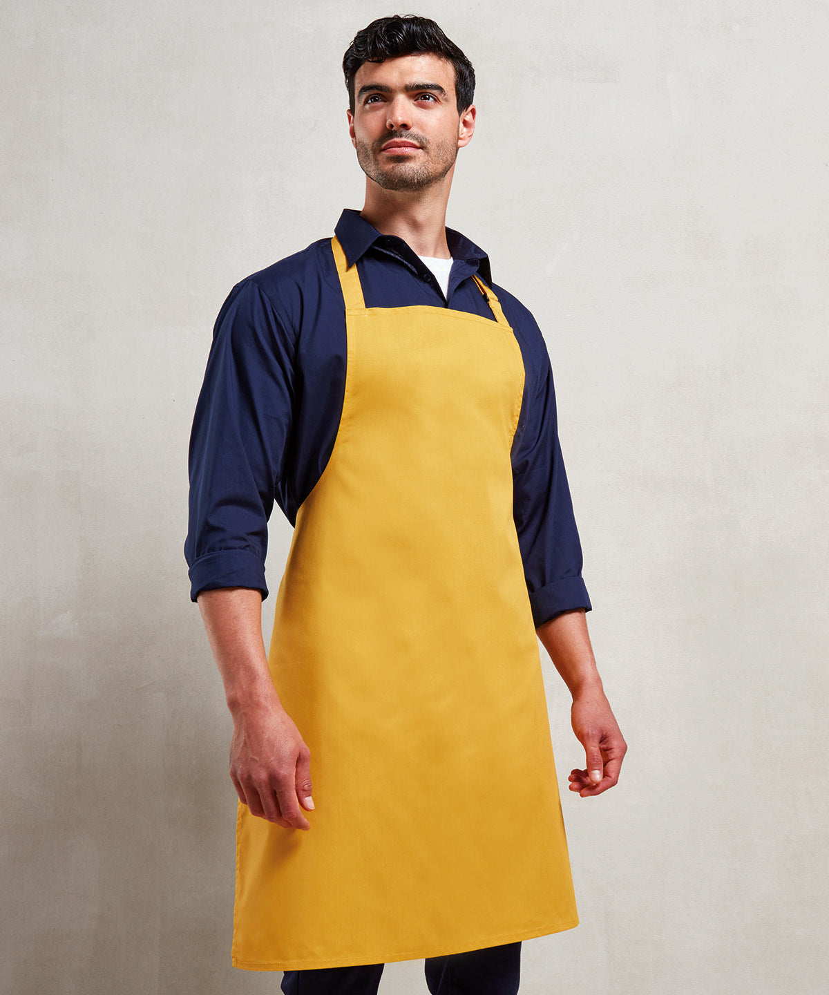 Colours bib apron | black
