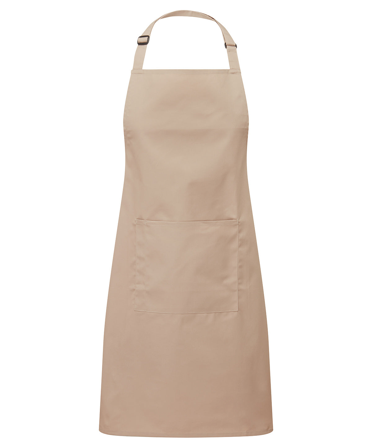 Colours bib apron with pocket | latte