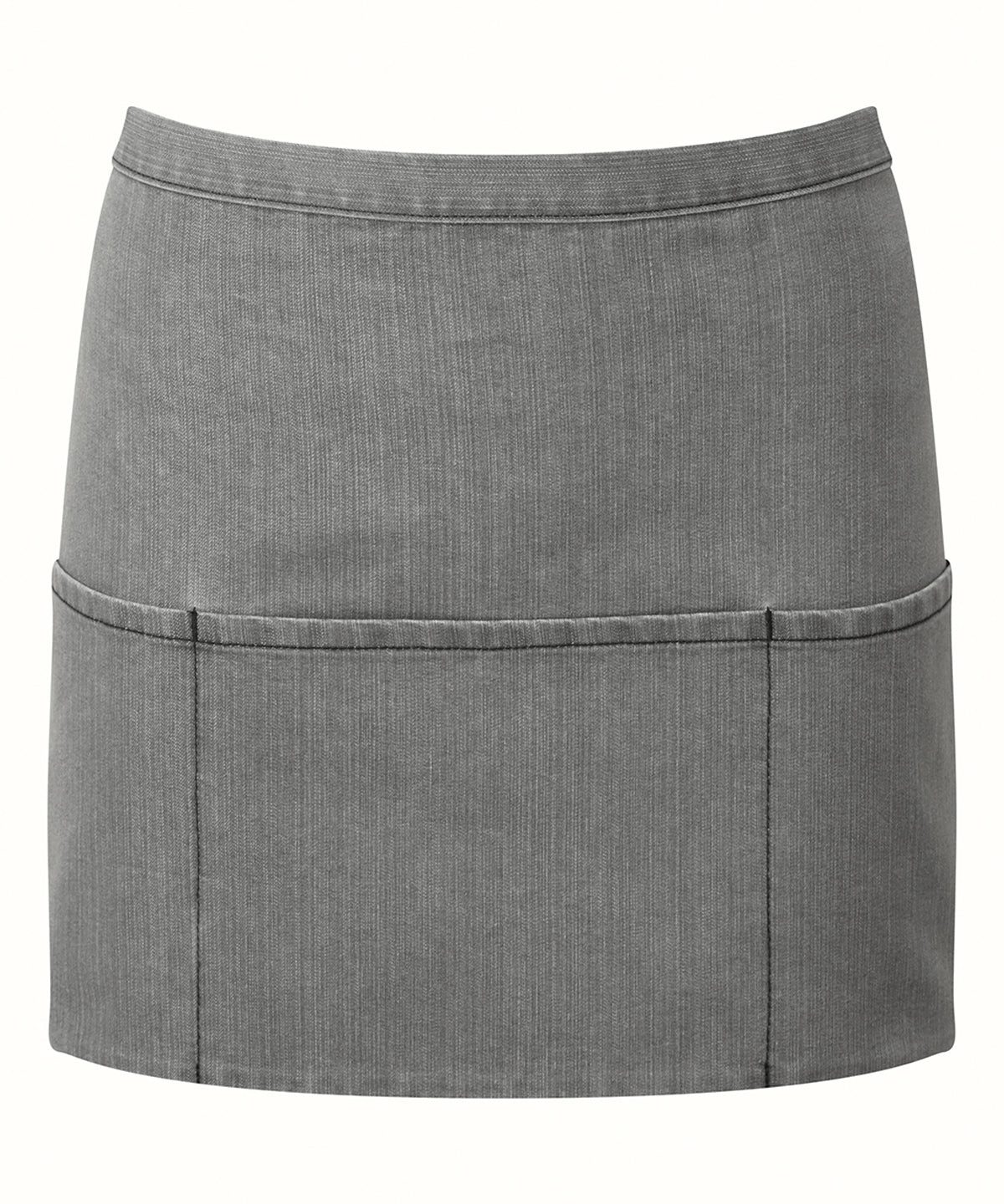 Colours 3-pocket apron | grey denim