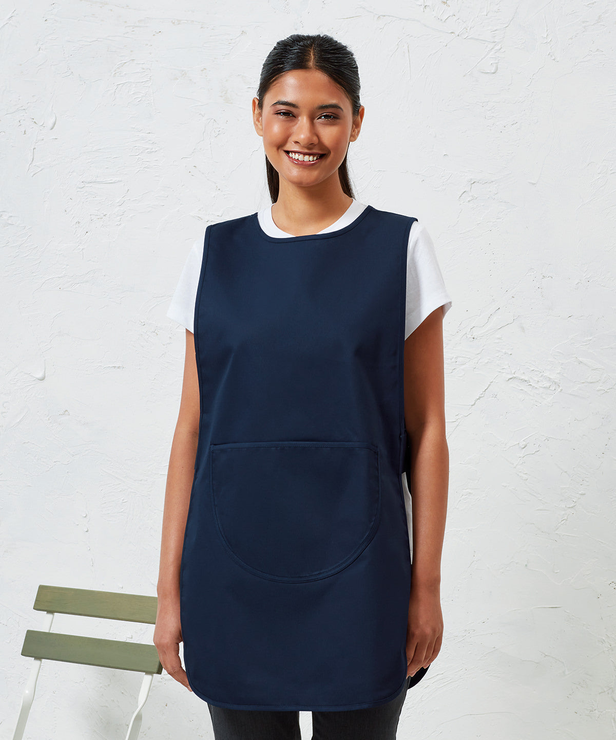 Long length pocket tabard | black
