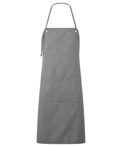 Artisans choice double-pocket canvas apron | dark grey