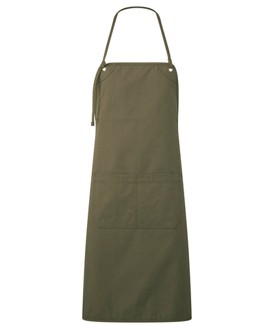 Artisans choice double-pocket canvas apron | olive