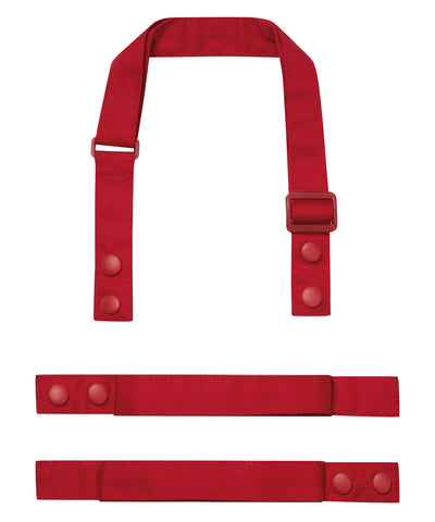 Swap  Pop Customisable Apron  Straps | red