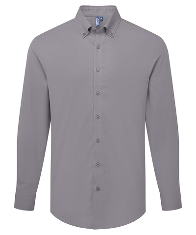 Supreme Oxford long sleeve shirt | steel grey
