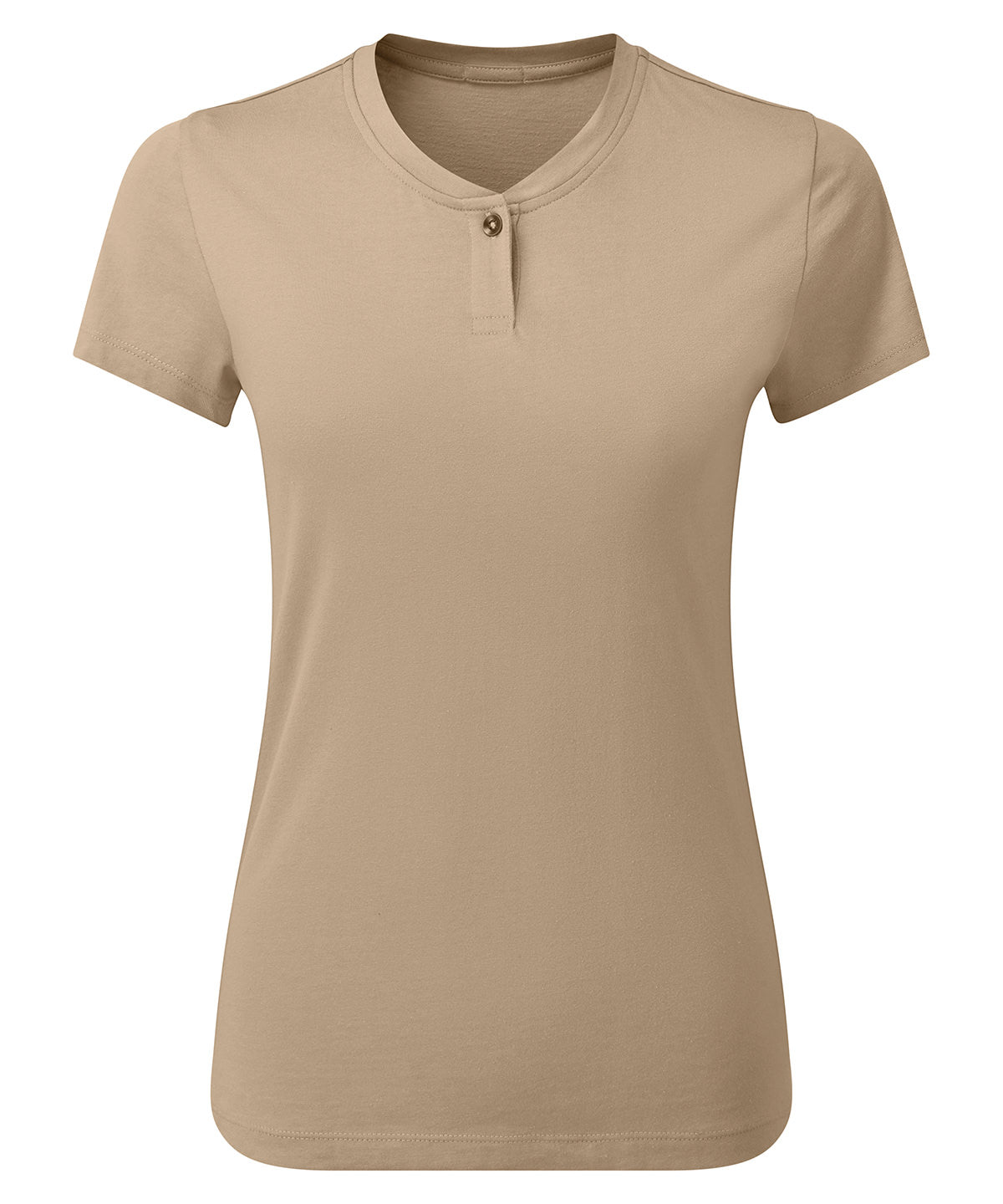 Womens Cotton RichComis Tee | khaki