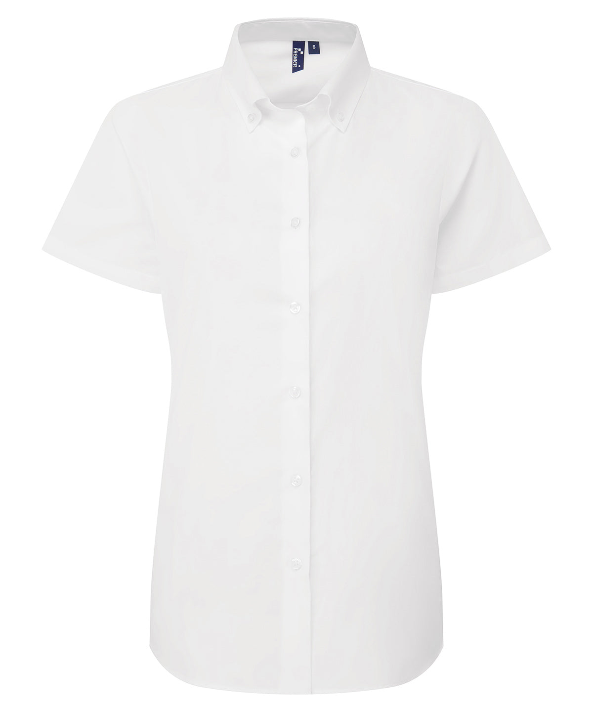 Womens Supreme Oxford short sleeve shirt | white