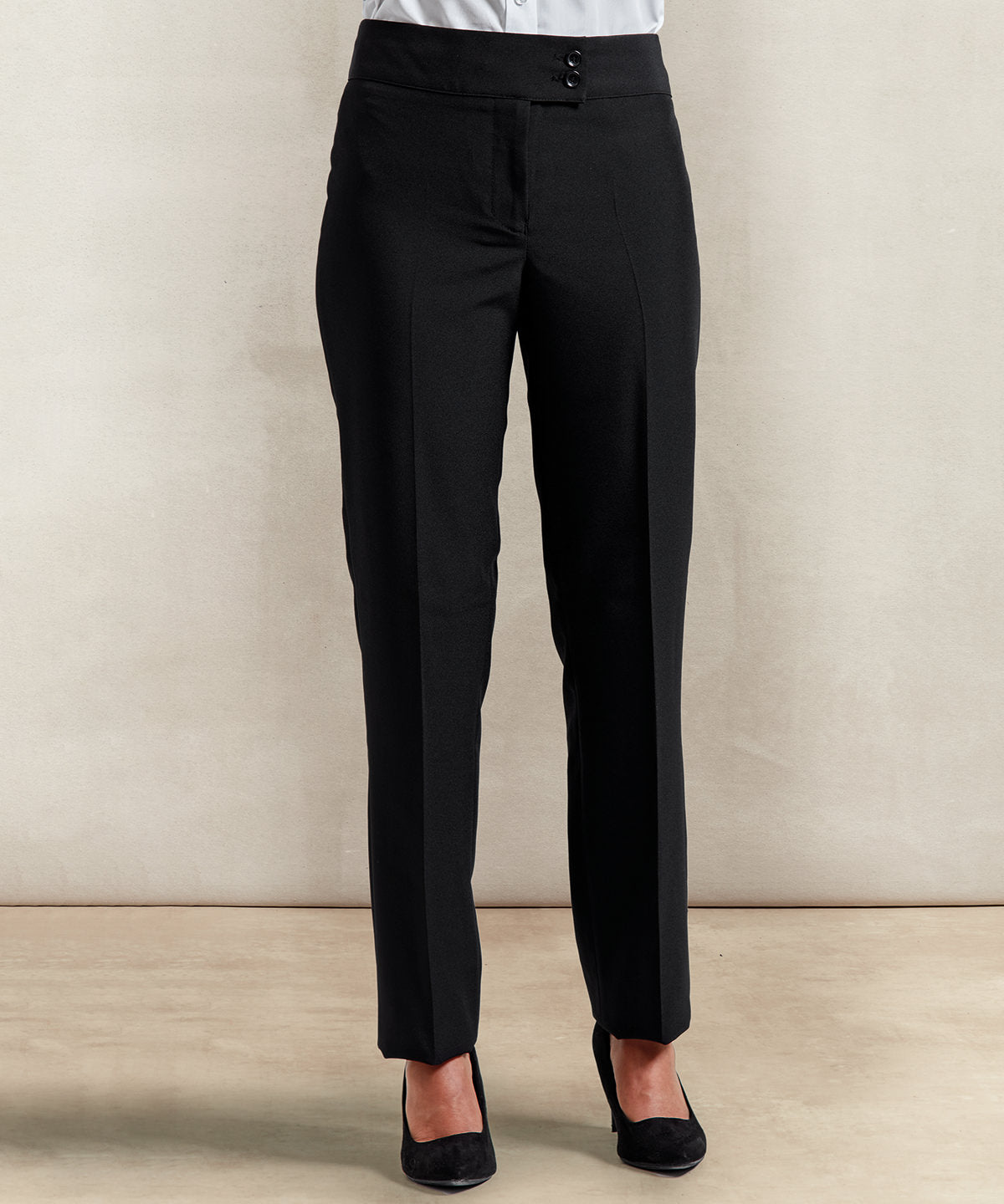 Iris straight leg trousers | black