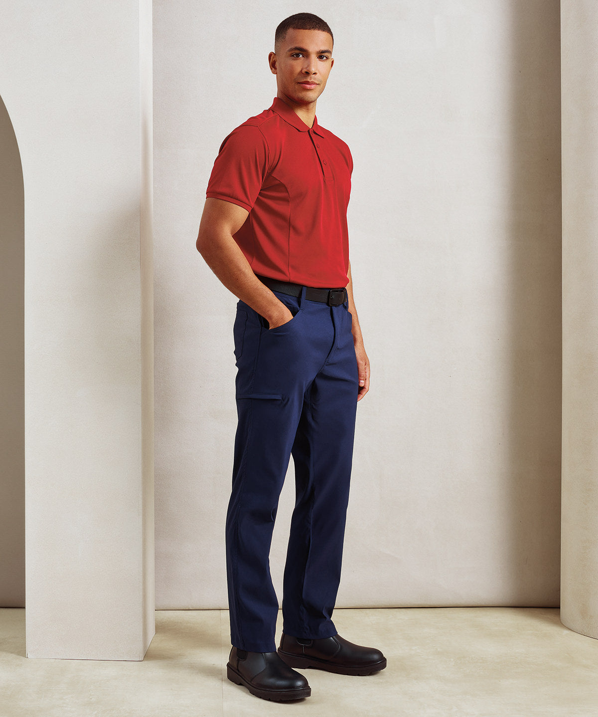 Stretchchecker Adapt trousers | black