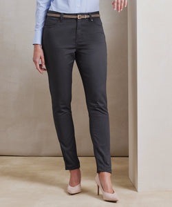 Womens performance chino jeans | black