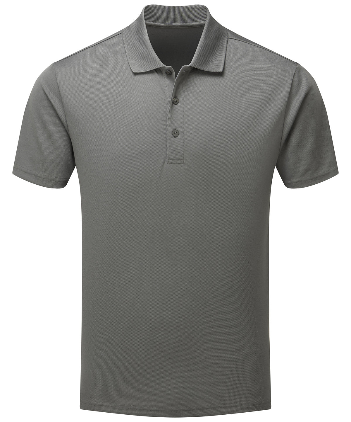 Mens Spun Dyed Recycled Polo Shirt | dark grey