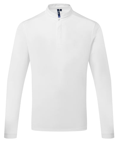 Essential Coolchecker® long sleeve chefs shirt | white