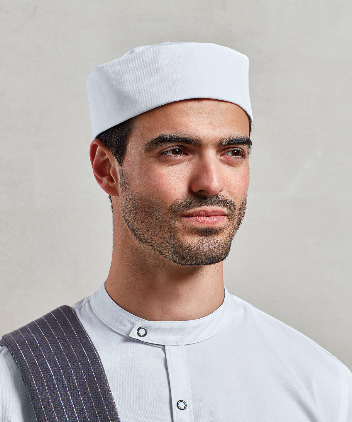 Turn-up chefs hat | black