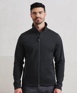 Mens spun dyed sustainable zip-through sweatshirt | black
