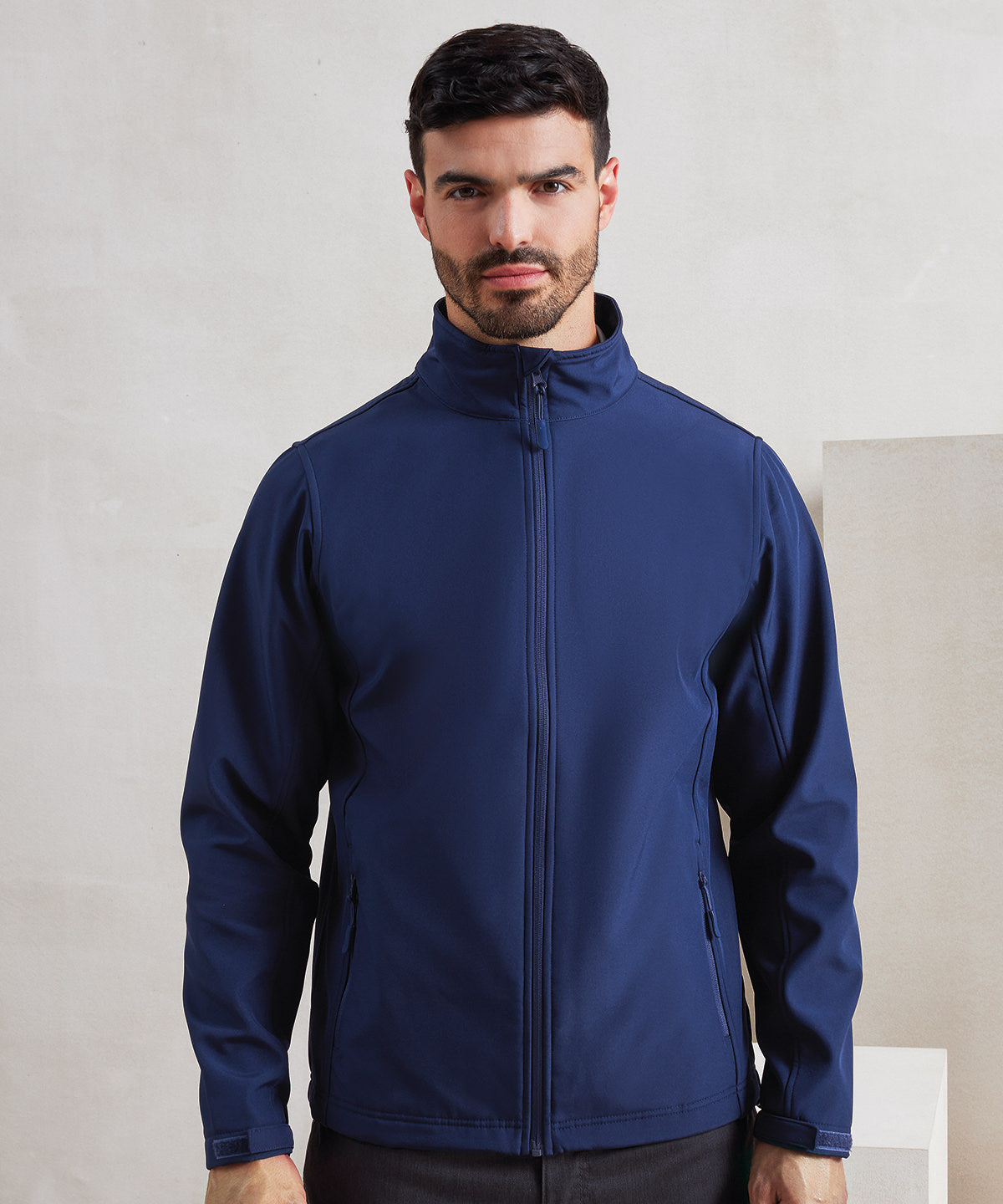 Windchecker® printable and recycled softshell jacket | navy