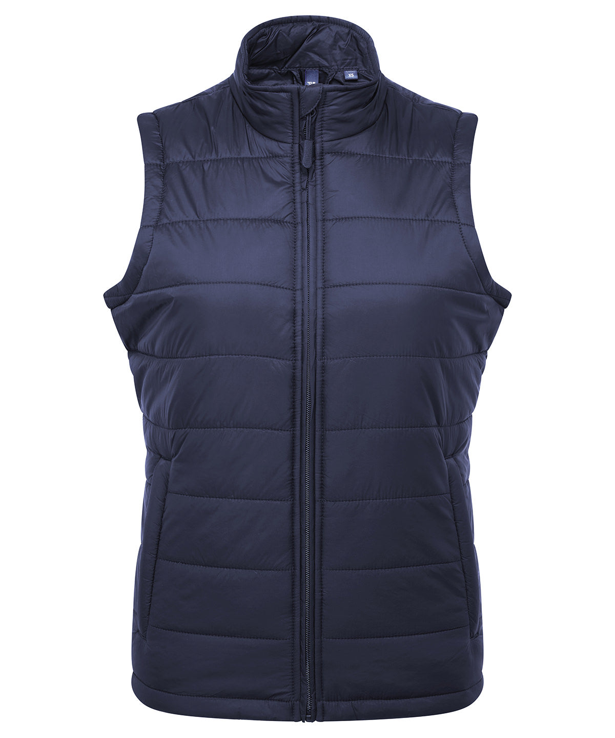 Womens Recyclight padded gilet | navy