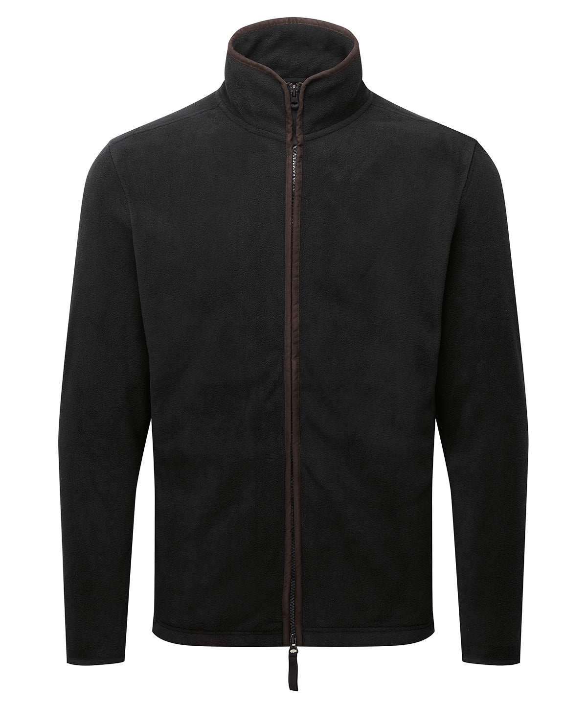 Artisan fleece jacket | black/brown