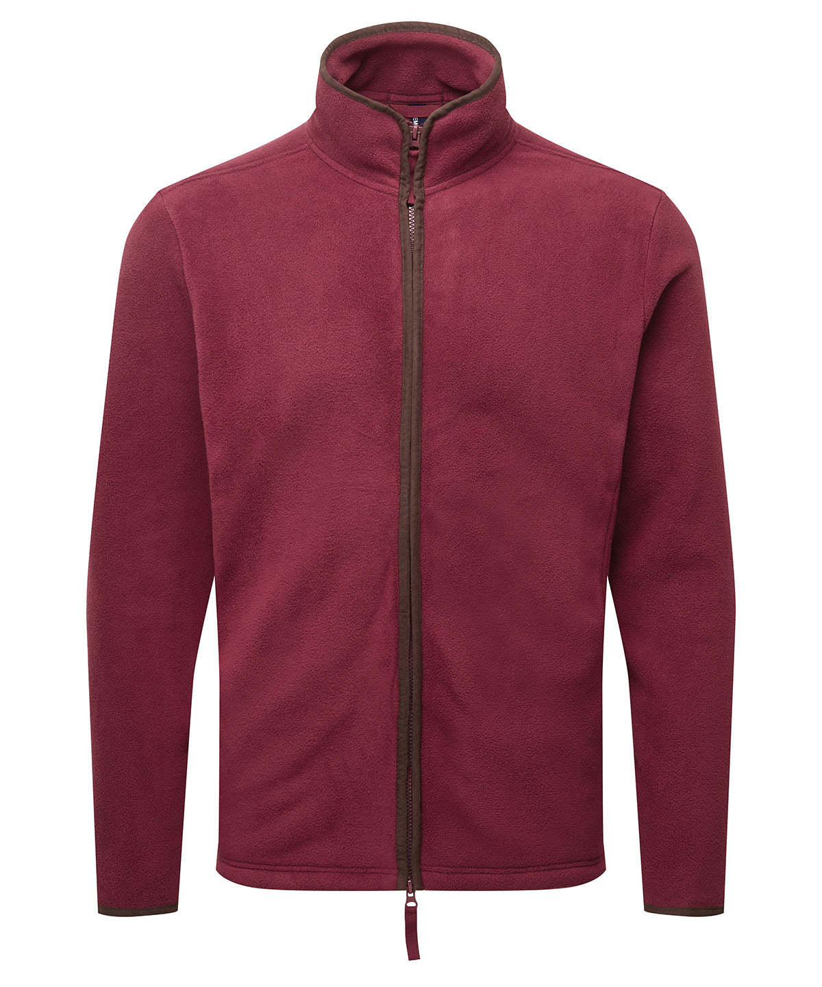 Artisan fleece jacket | burgundy/brown