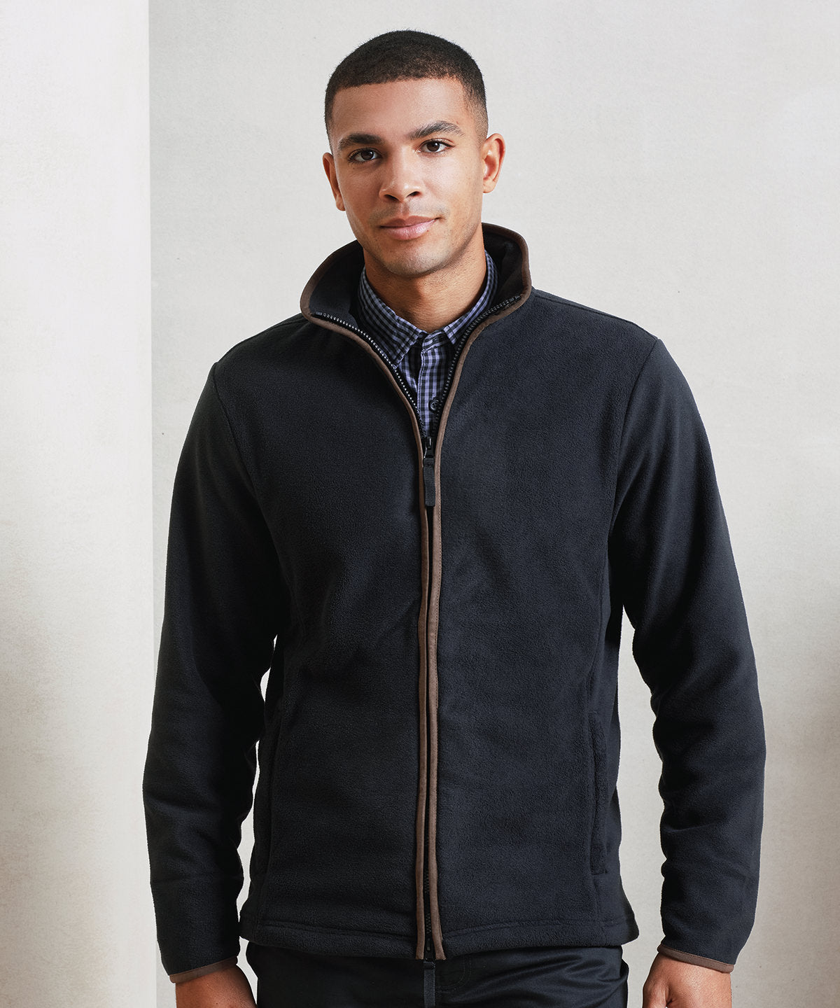 Artisan fleece jacket | black/black