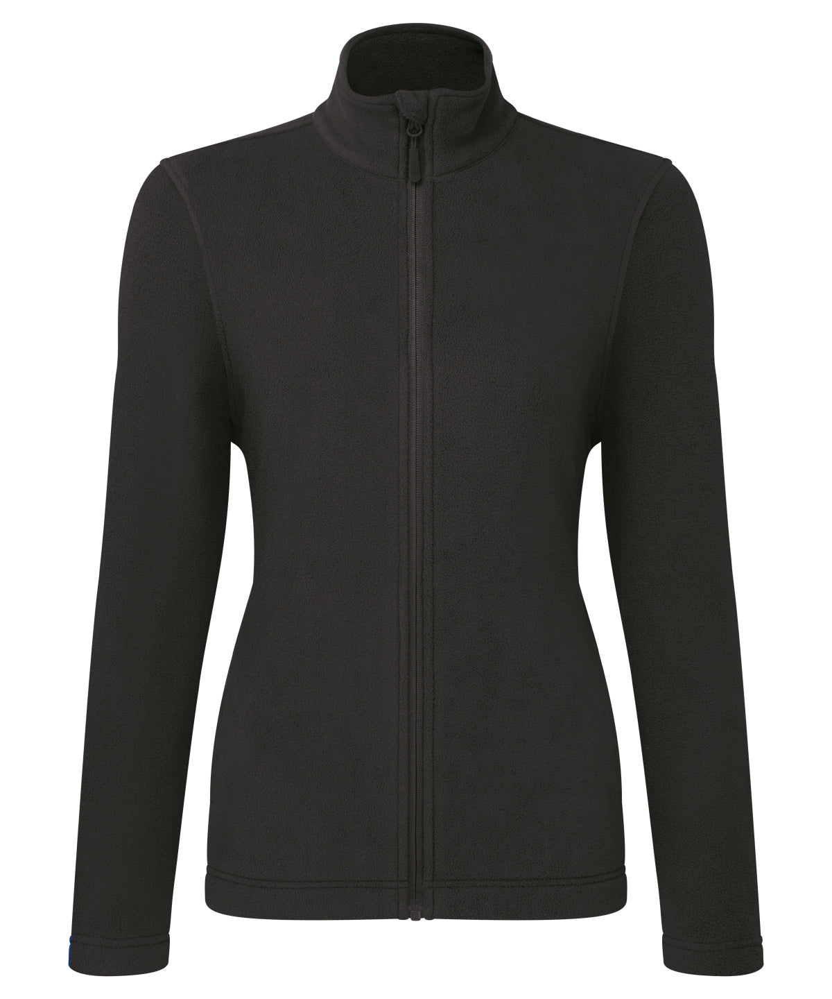 Womens Recyclight full-zip microfleece | black